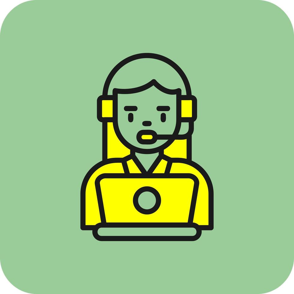 Call Center Vector Icon Design