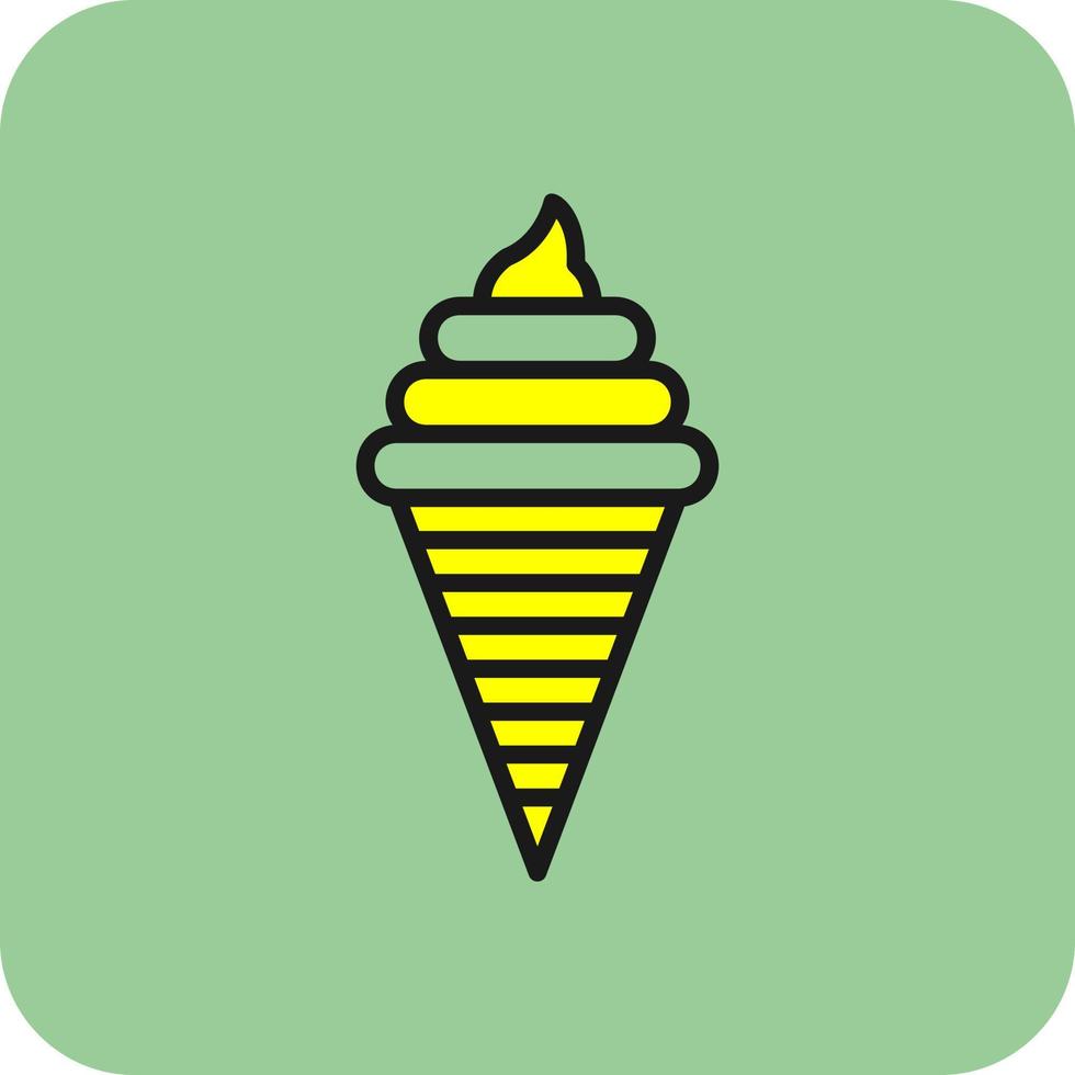 diseño de icono de vector de helado