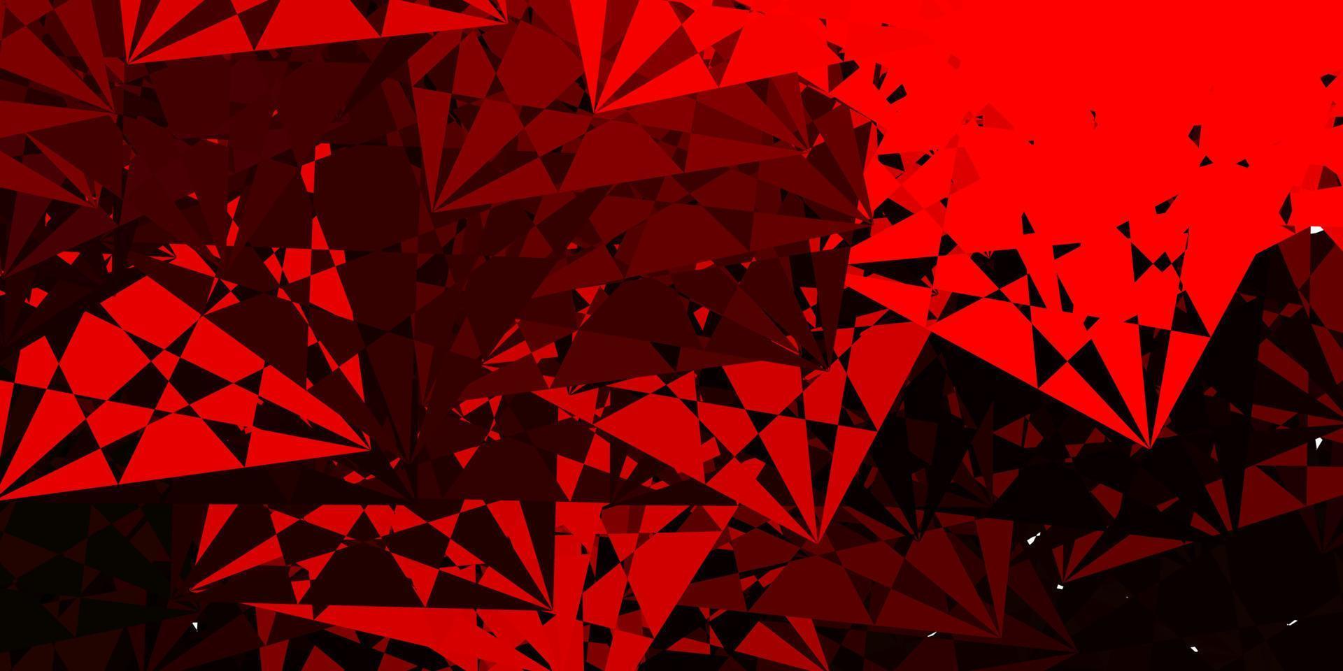 Dark Red vector template with abstract forms.