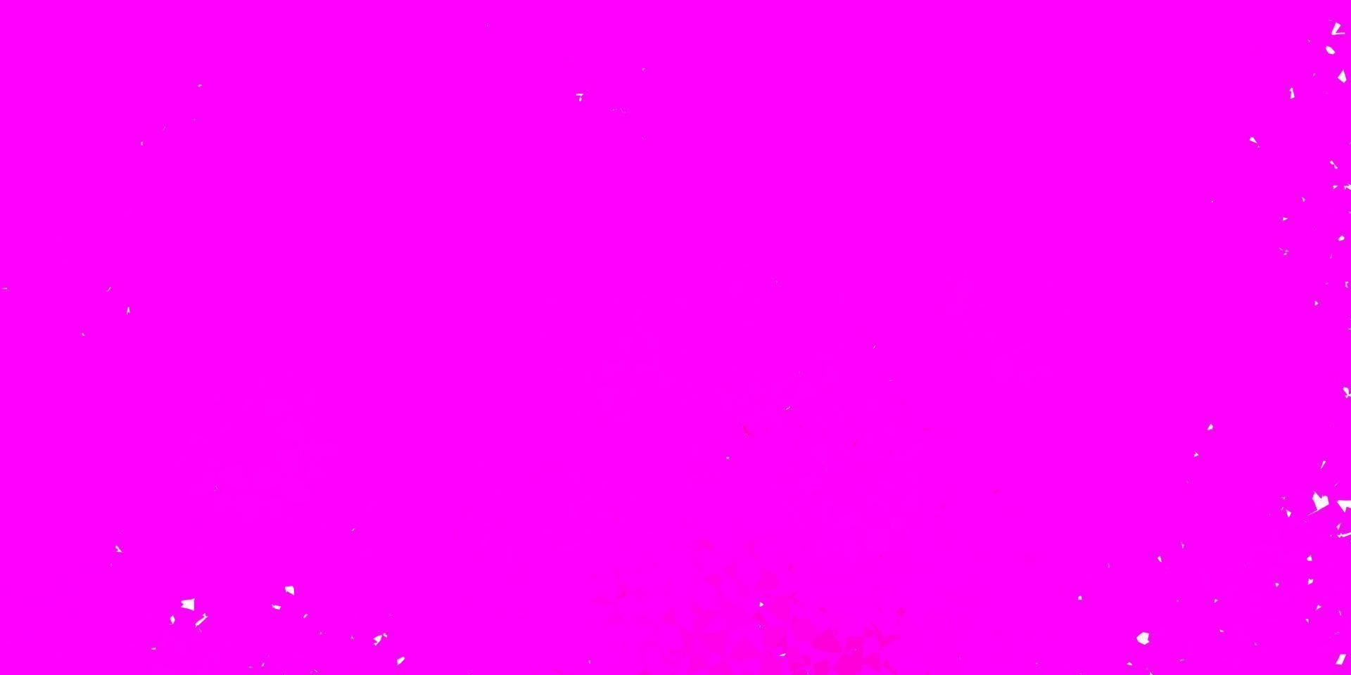 Fondo de vector violeta, rosa claro con triángulos.