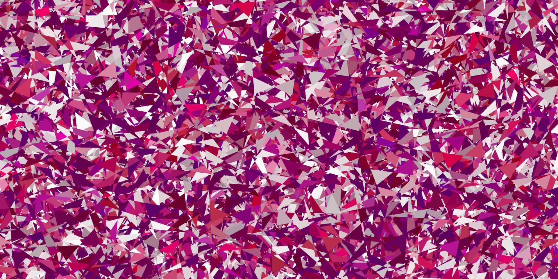Light purple vector pattern with polygonal shapes.