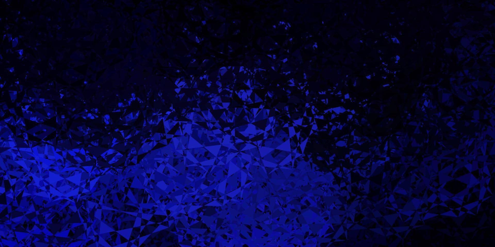 Dark purple vector background with polygonal forms.