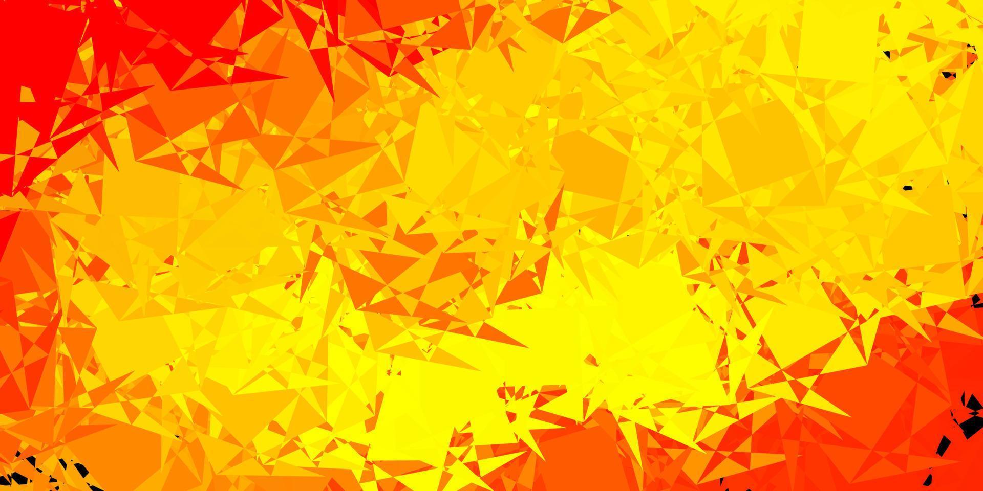 Dark Yellow vector layout with triangle forms. 21004771 Vector Art at