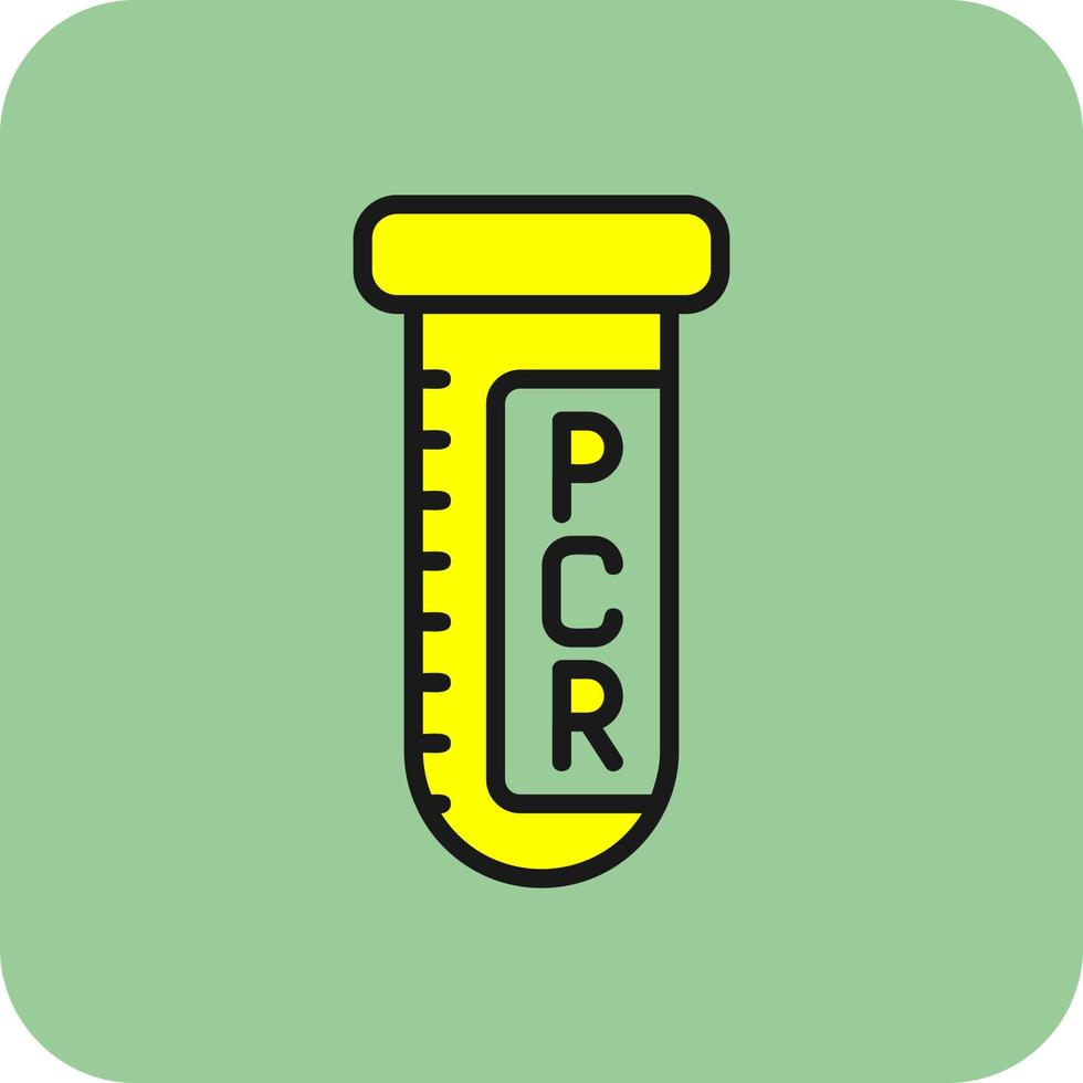 Pcr Test Vector Icon Design