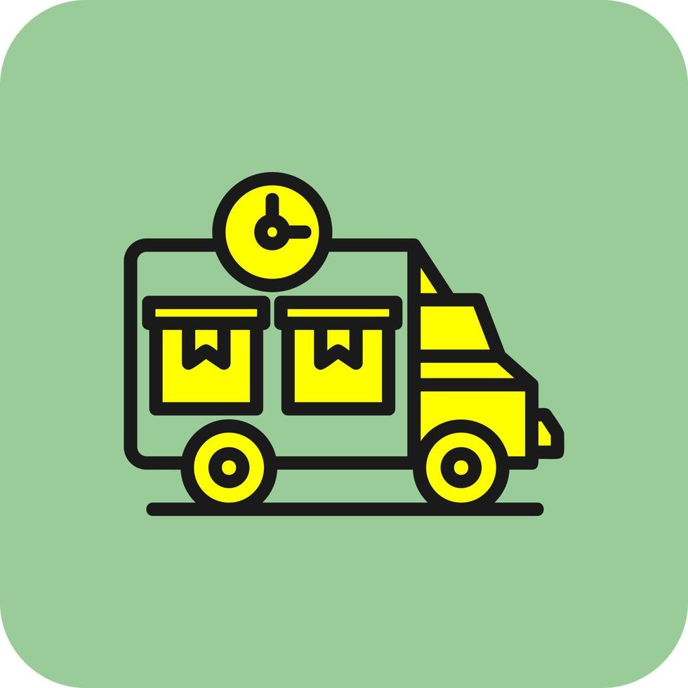 Delivery Time Vector Icon Design