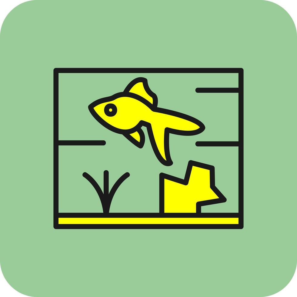 diseño de icono de vector de acuario