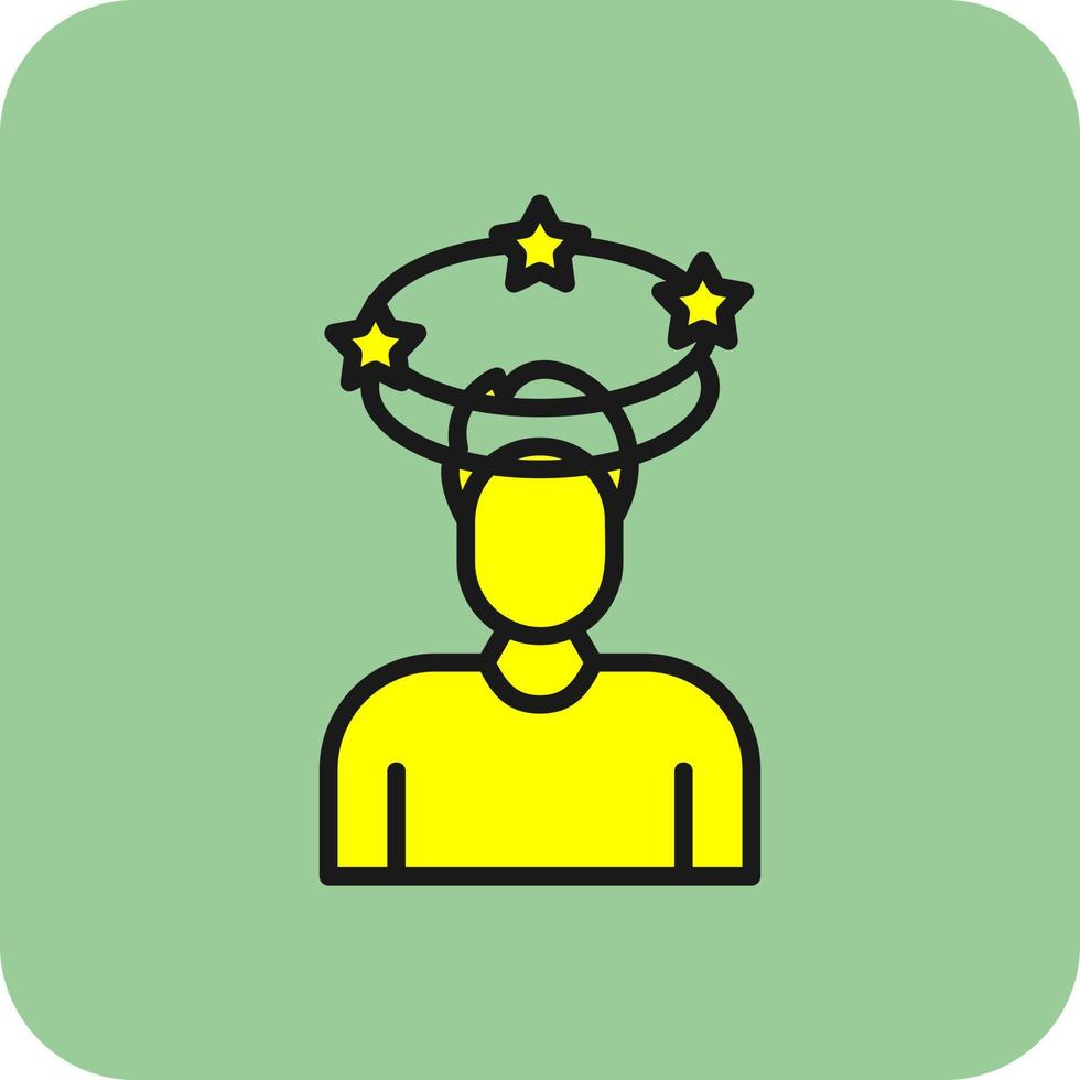 Dizzy Vector Icon Design