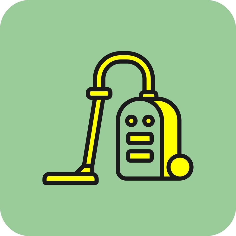 Vacuum Cleaner Vector Icon Design