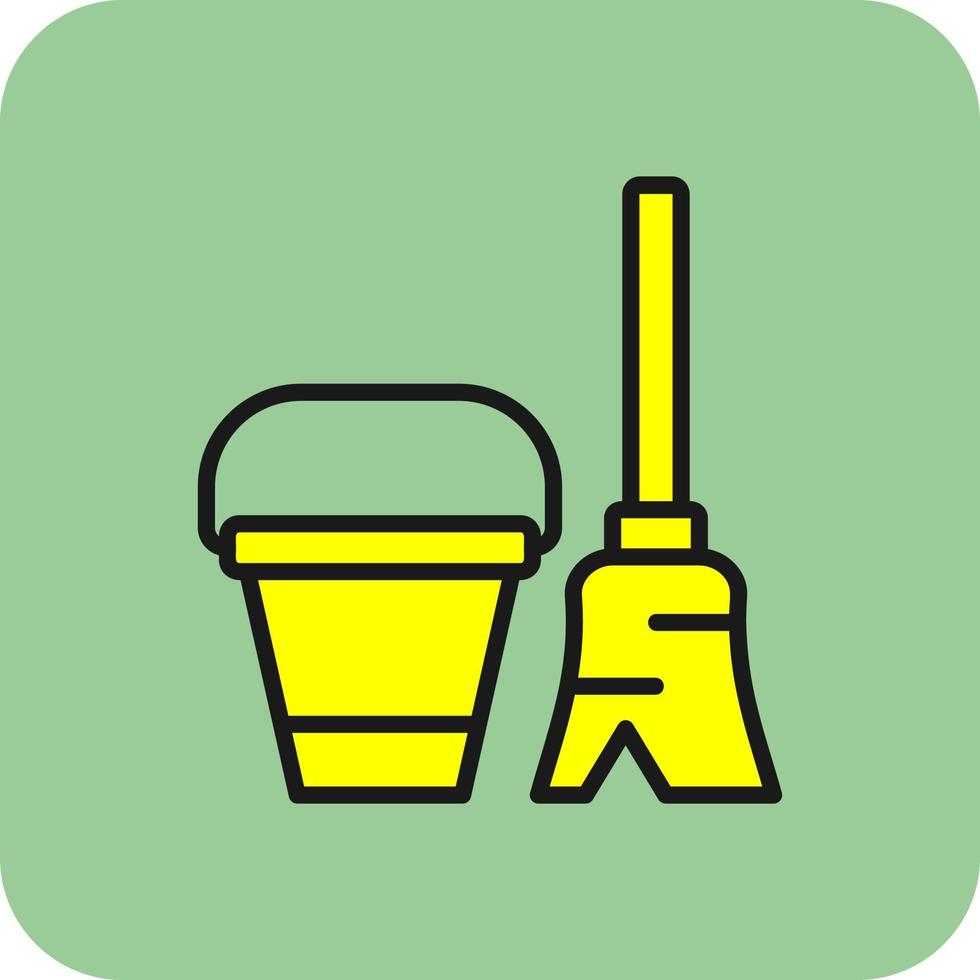 Cleaning Tools Vector Icon Design