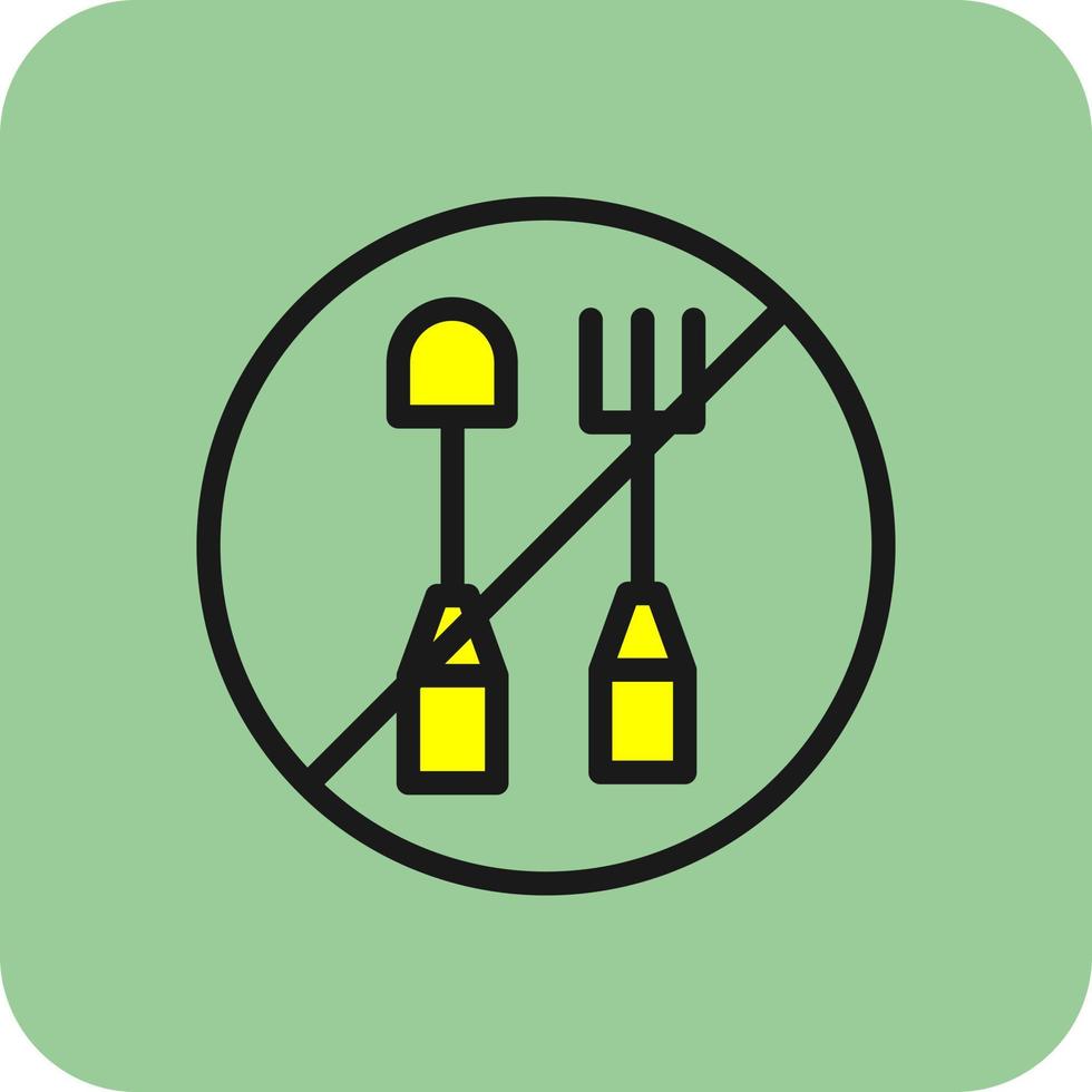 Fasting Vector Icon Design