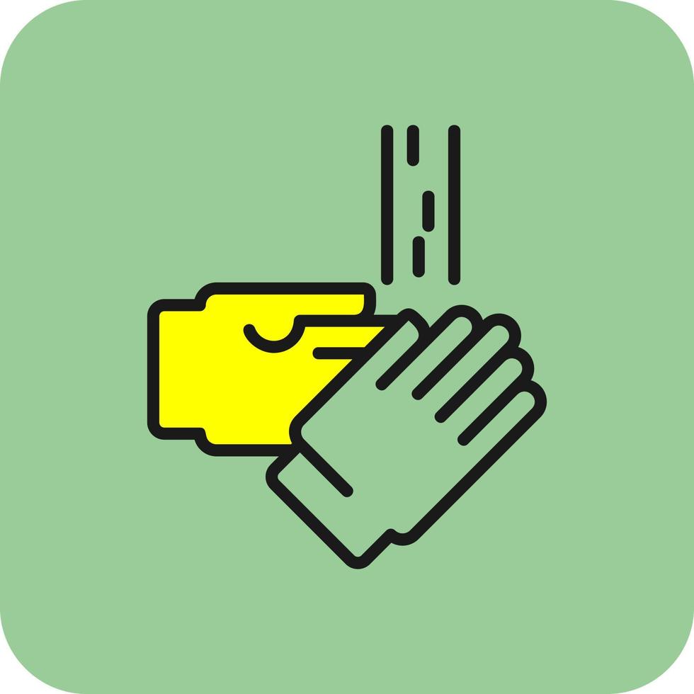 Washing Hands Vector Icon Design