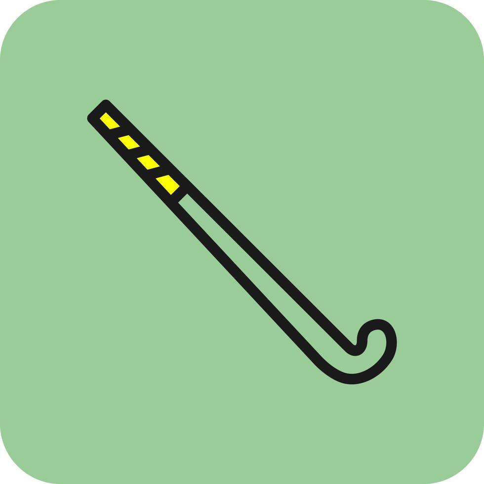 Hockey Stick Vector Icon Design