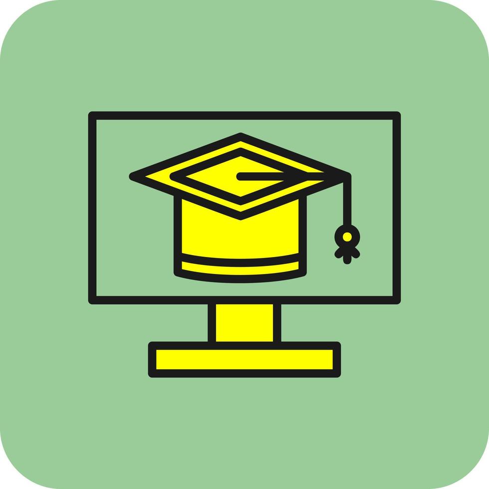 E Learning Vector Icon Design