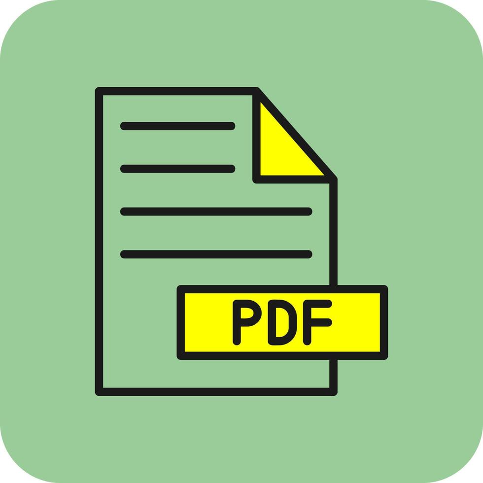 Pdf Vector Icon Design