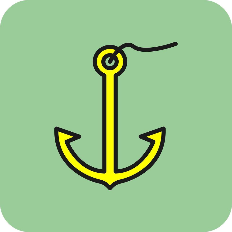 Anchor Vector Icon Design