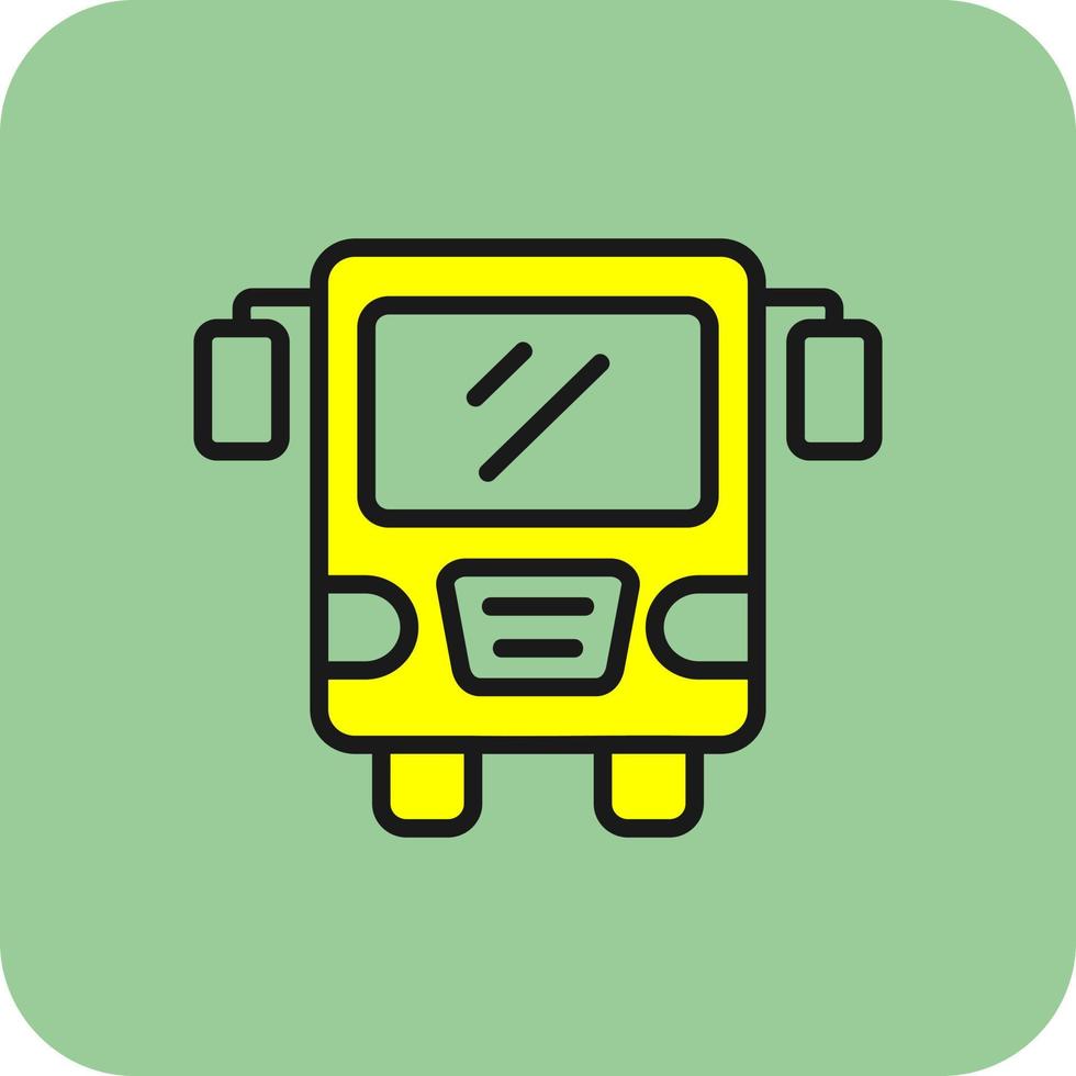 Bus Vector Icon Design