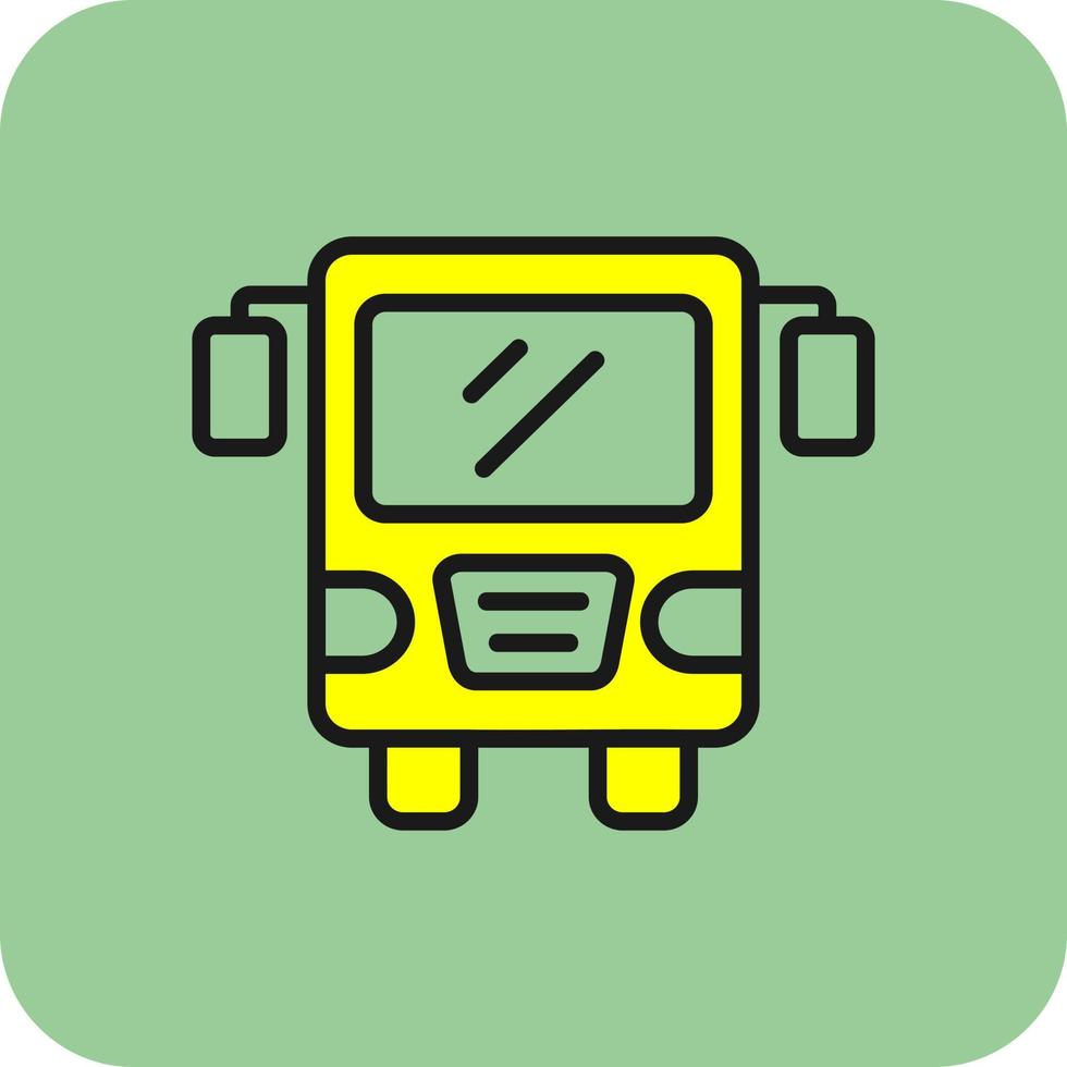 diseño de icono de vector de autobús