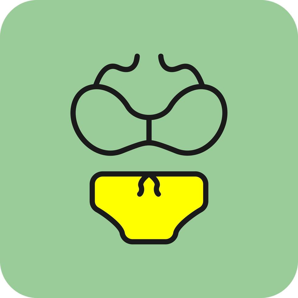 Swimsuit Vector Icon Design