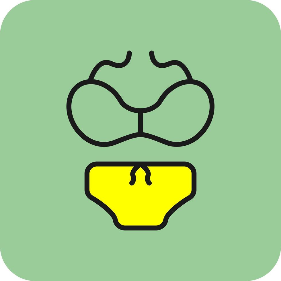 Swimsuit Vector Icon Design