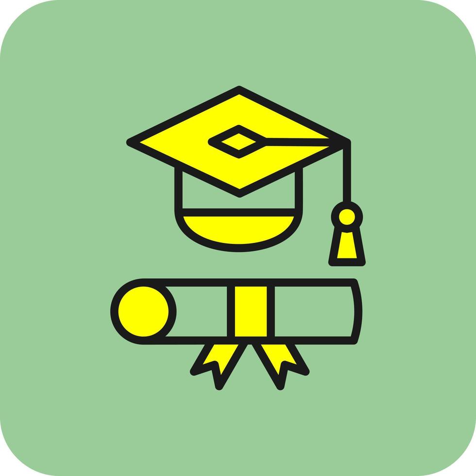 Graduation Toga Vector Icon Design