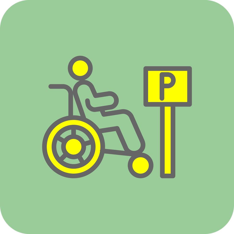 Handicap Vector Icon Design