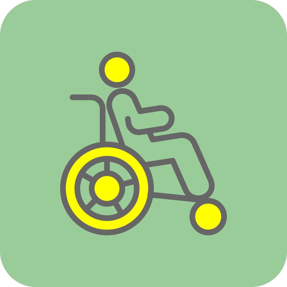 Disability Vector Icon Design