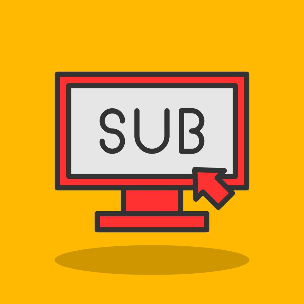 Subscribe Vector Icon Design