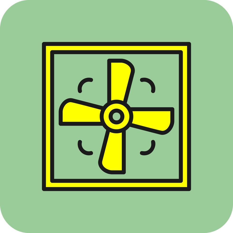 Ventilation Vector Icon Design