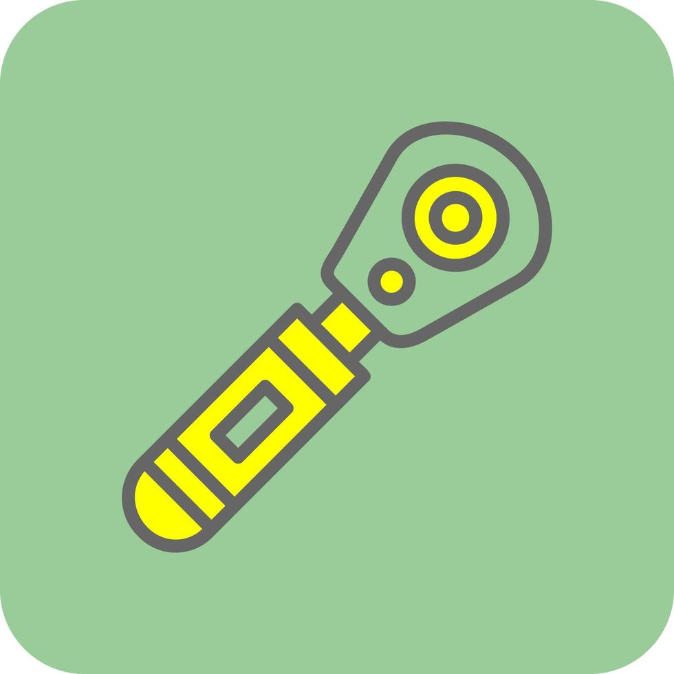 Ophtalmoscope Vector Icon Design