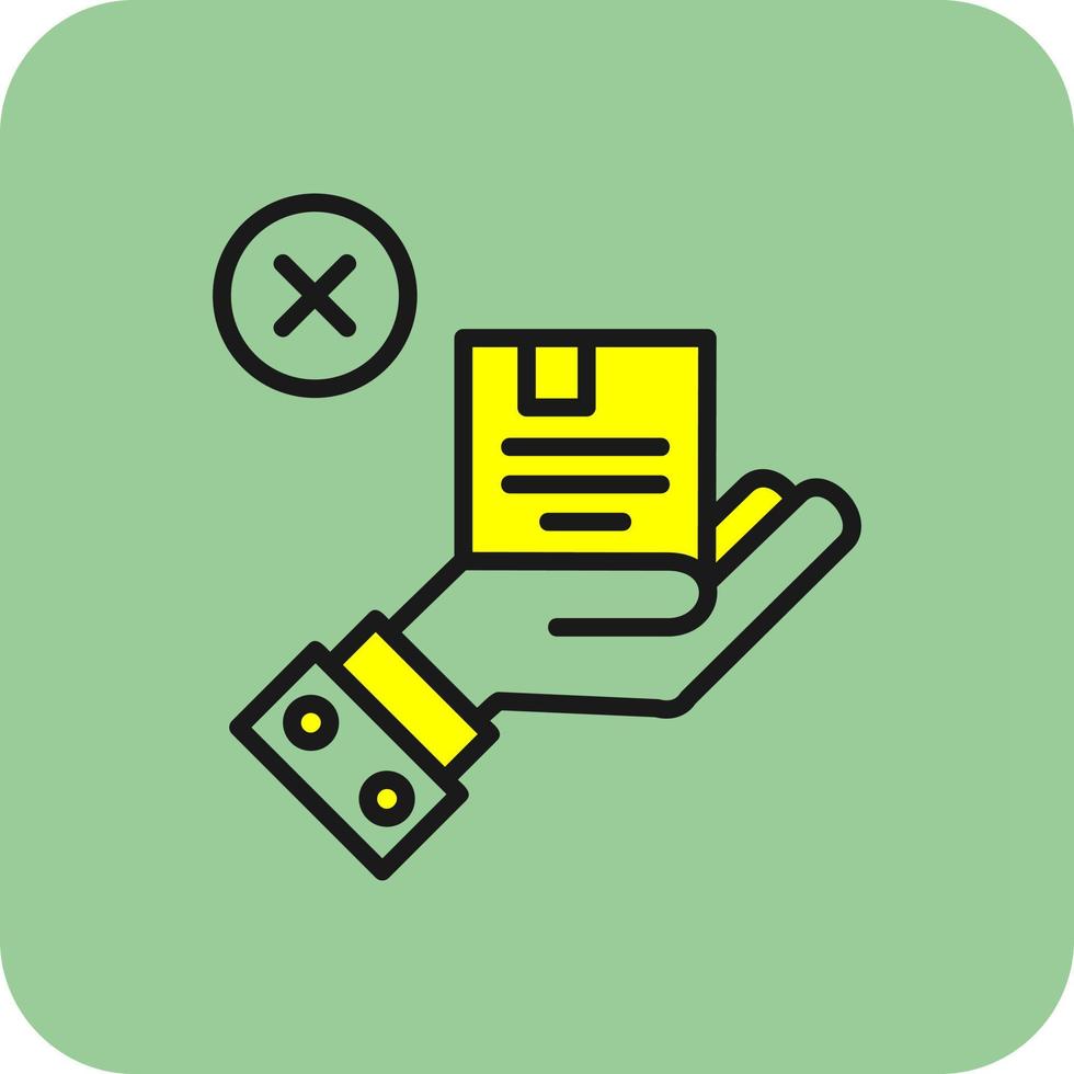 Reject Vector Icon Design