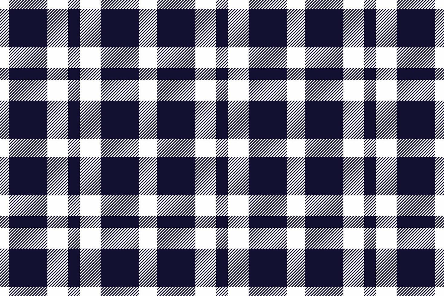 Plaid background, check seamless pattern in blue. Vector fabric texture for textile print, wrapping paper, gift card or wallpaper.