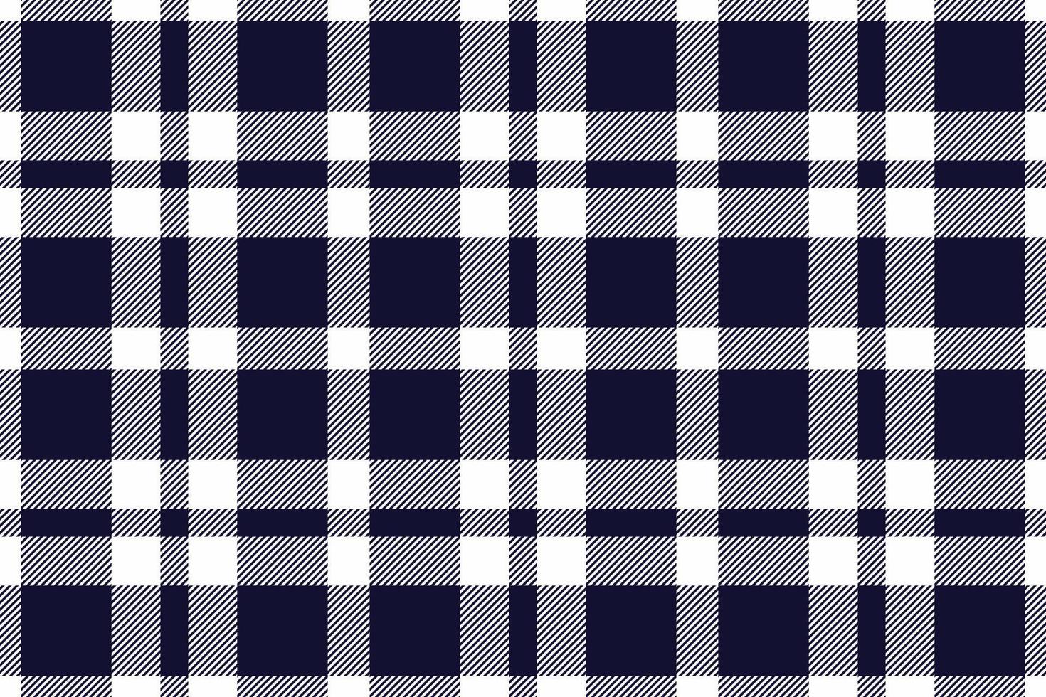 Plaid background, check seamless pattern in blue. Vector fabric texture for textile print, wrapping paper, gift card or wallpaper.