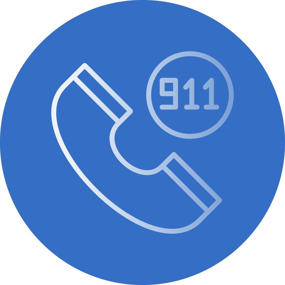 911 diseño de icono de vector