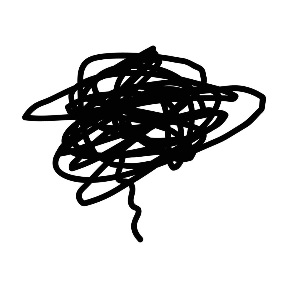 confused human mind, Isolated on over background vector
