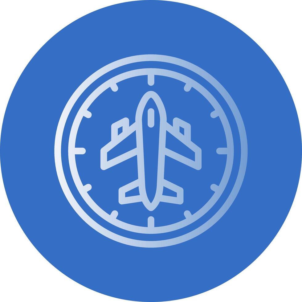 Flight Timings Vector Icon Design