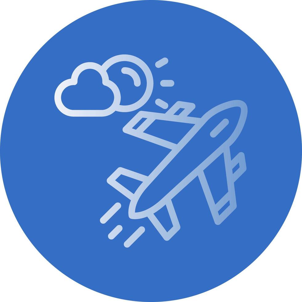 diseño de icono de vector de vuelo