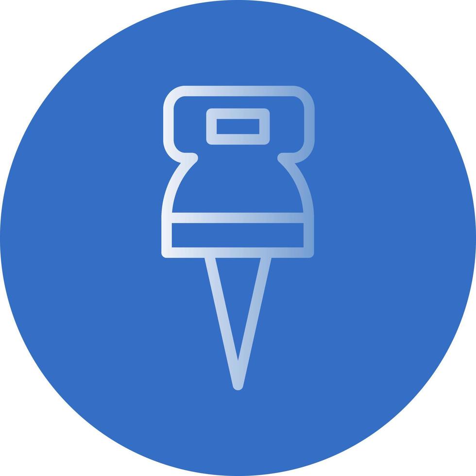 Push Pin Vector Icon Design