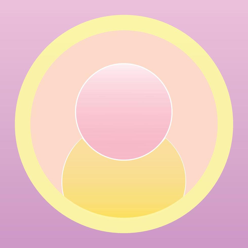 2d lite circle vector art avatar