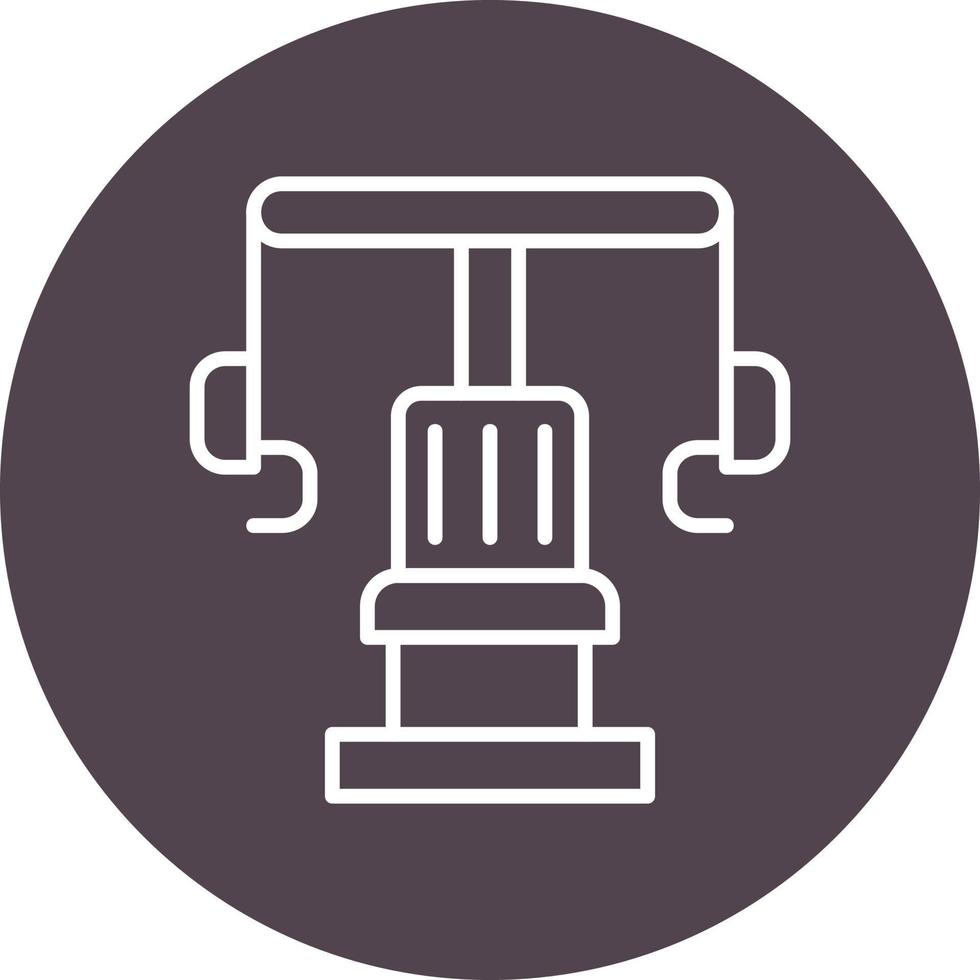 Bench press Vector Icon