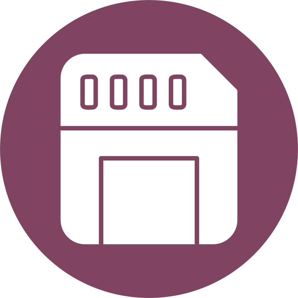 Memory Card Vector Icon