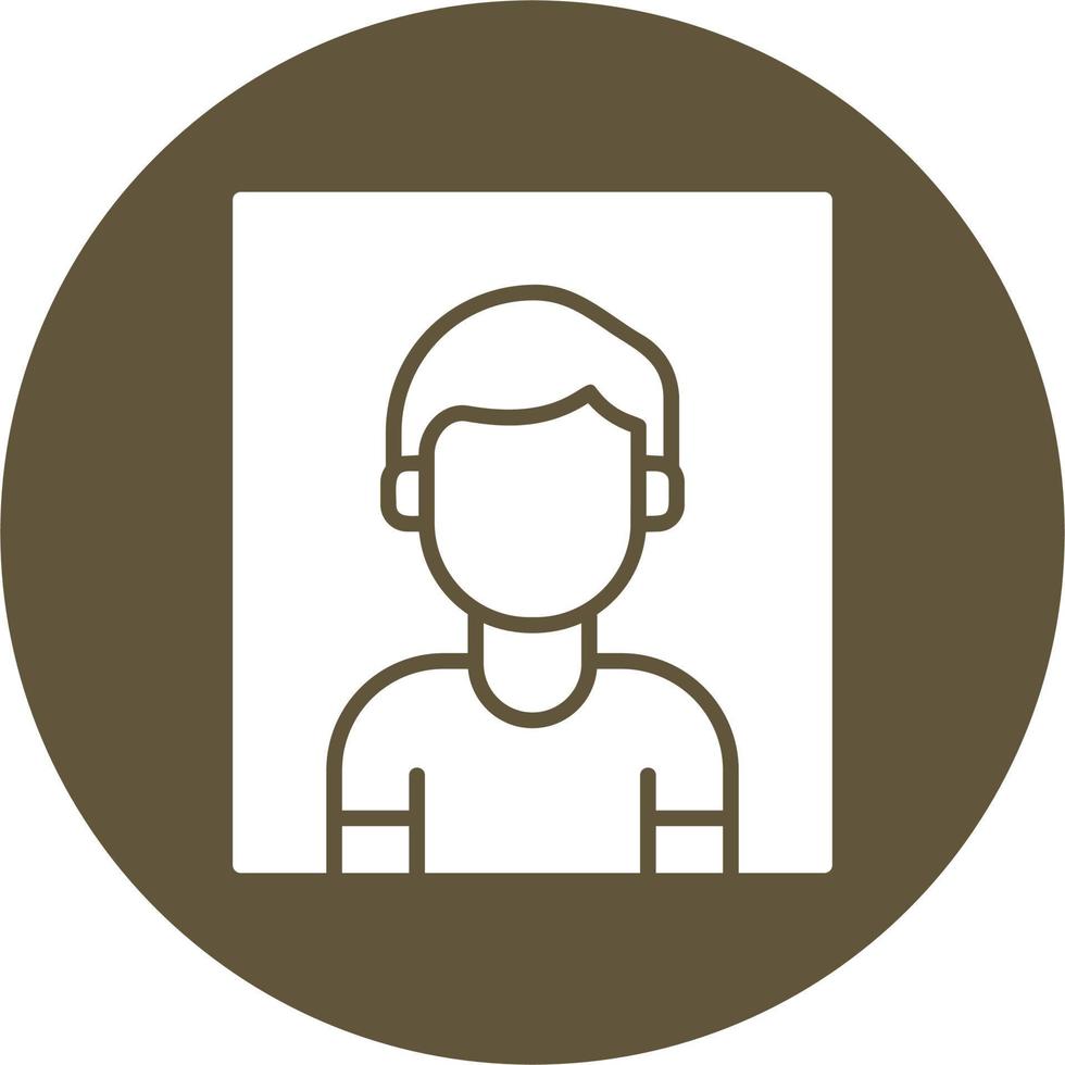 Portrait Vector Icon