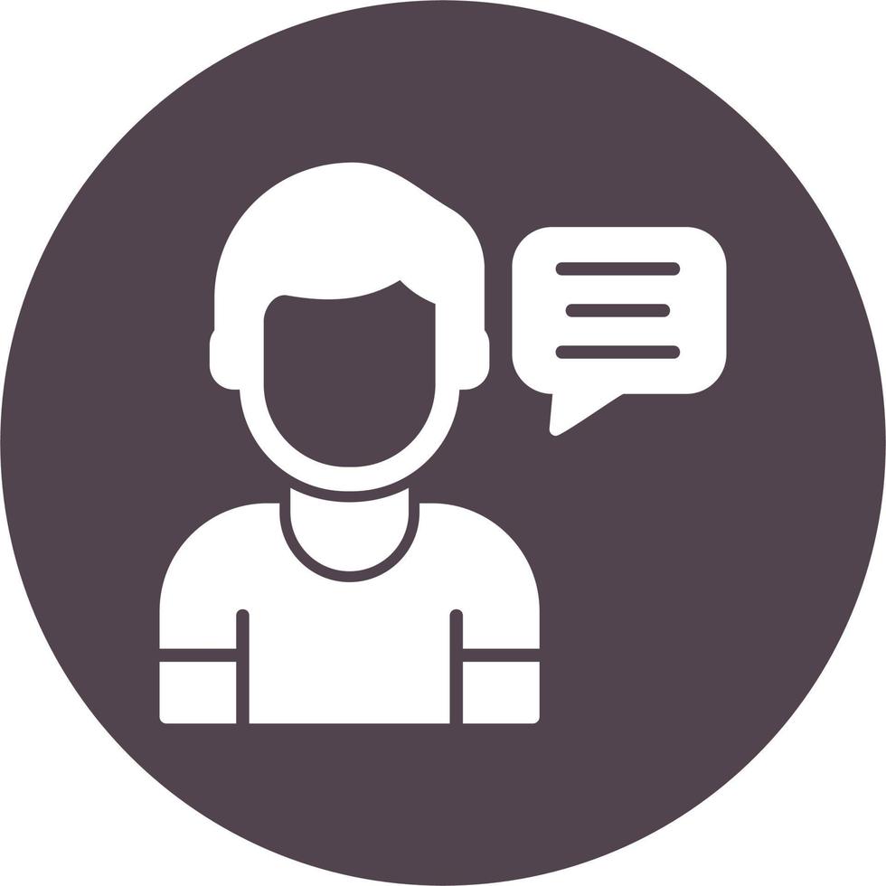 Comment user Vector Icon