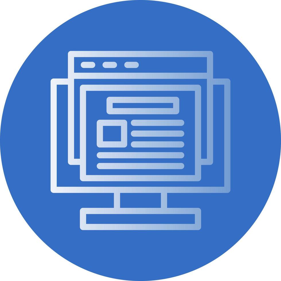 Blogging Vector Icon Design