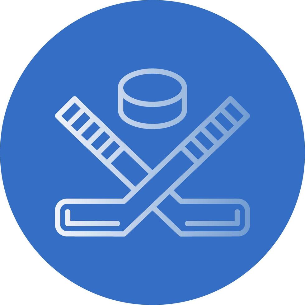 diseño de icono de vector de hockey sobre hielo