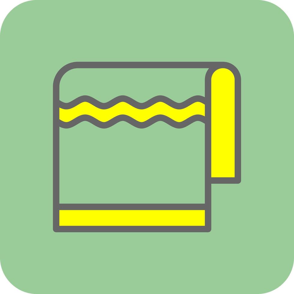 Towel Vector Icon Design