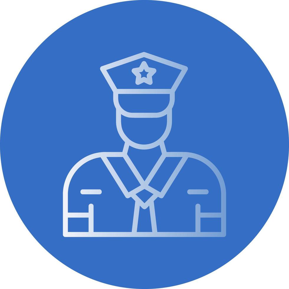 diseño de icono de vector de guardia de seguridad