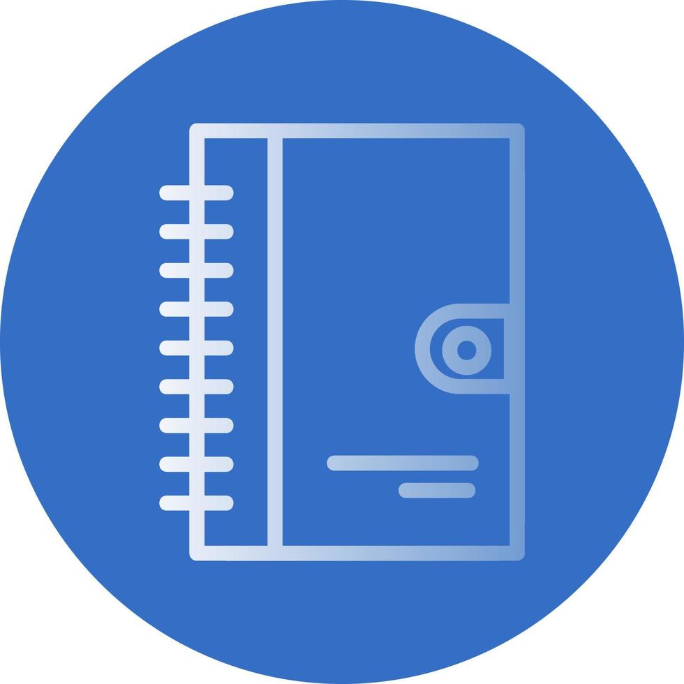 Diary Vector Icon Design