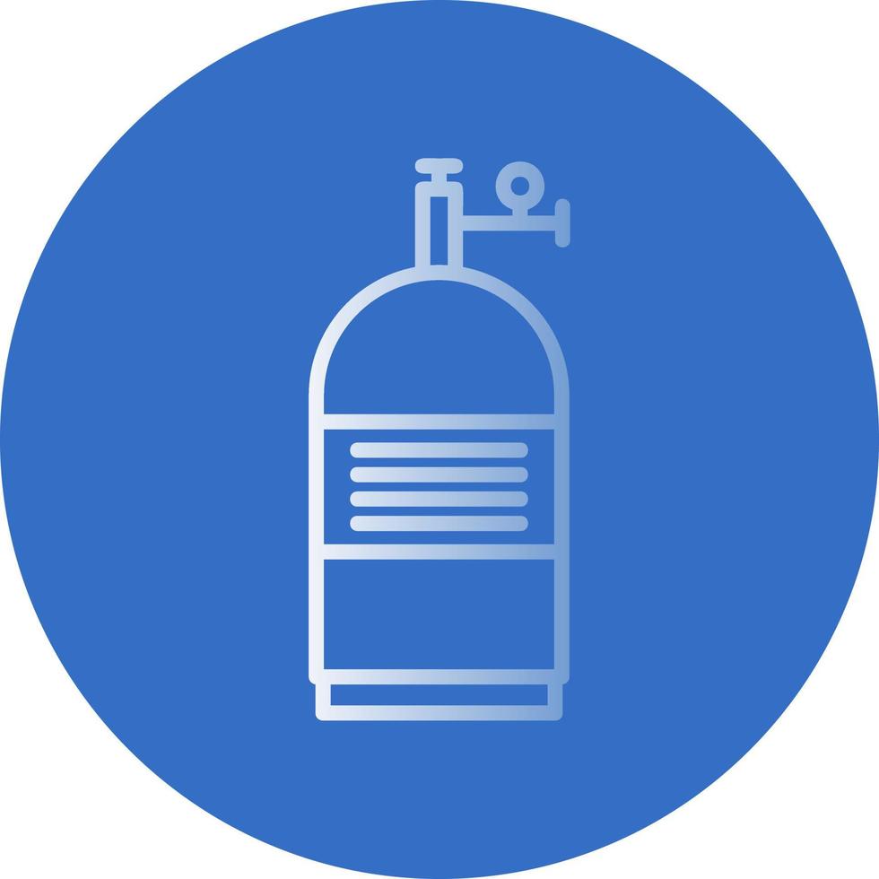 Oxygen Tank Vector Icon Design