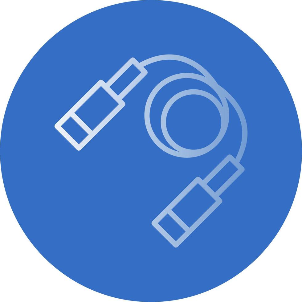 Jumping Rope Vector Icon Design