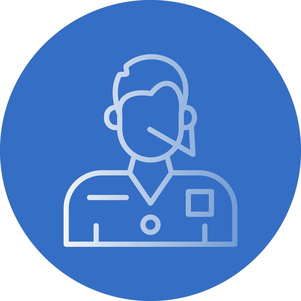Customer Service Vector Icon Design